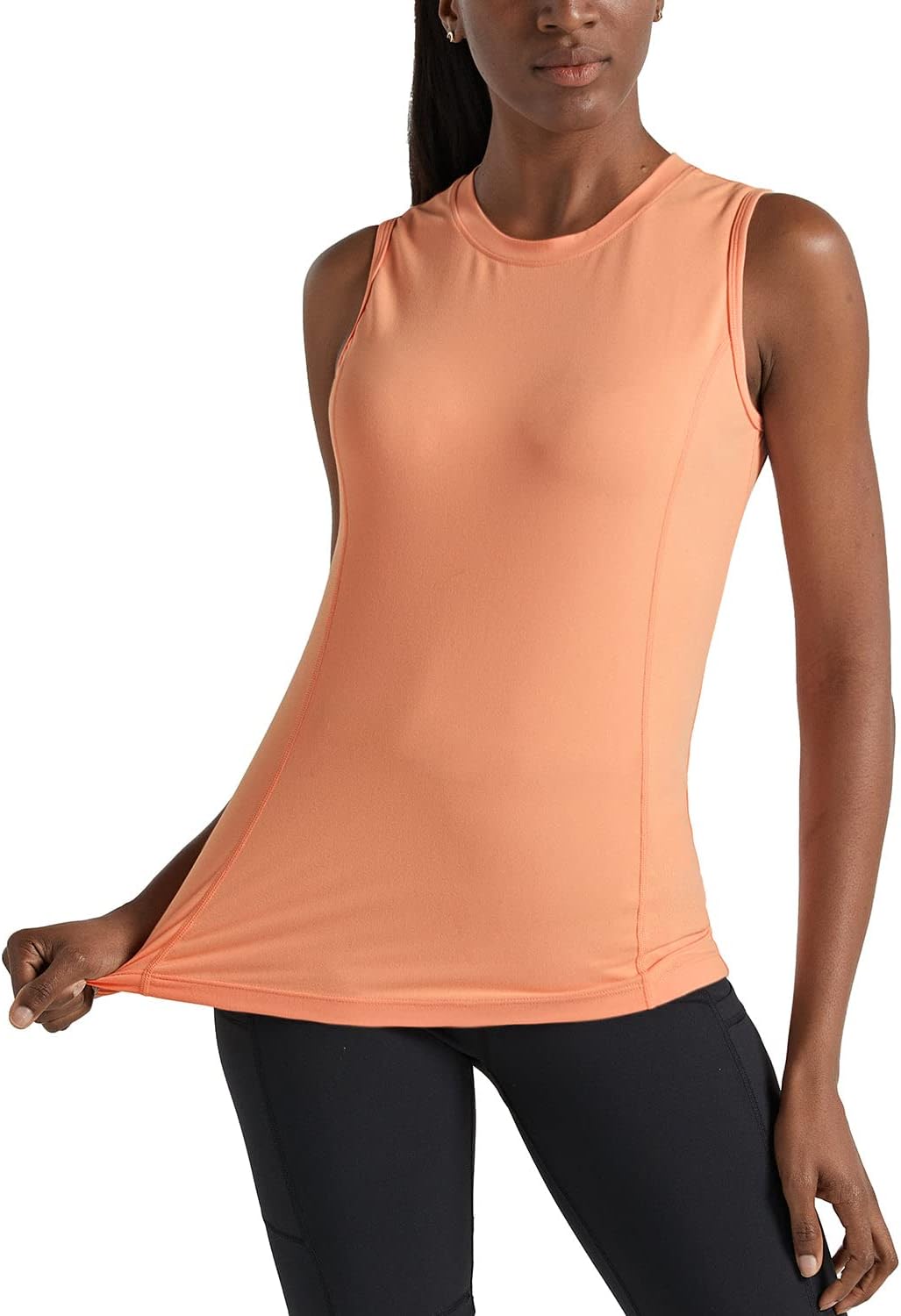 baleaf Women's Sleeveless Workout Shirts Lightweight UPF 50+ Running Tank Tops for Yoga, Everyday Casual