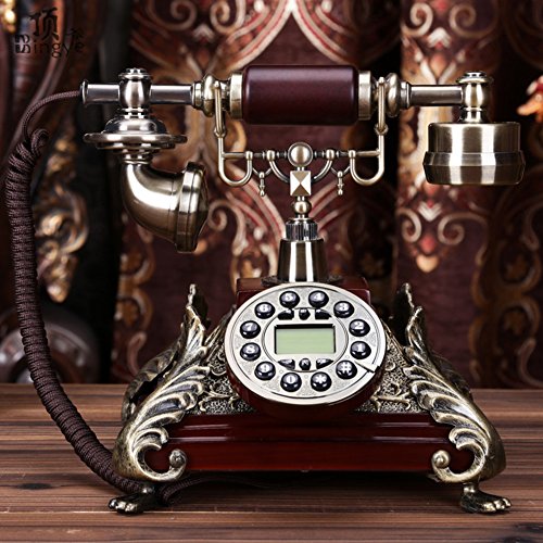 Téléphone rétro européen fixe ancien anti-ondes pour seniors