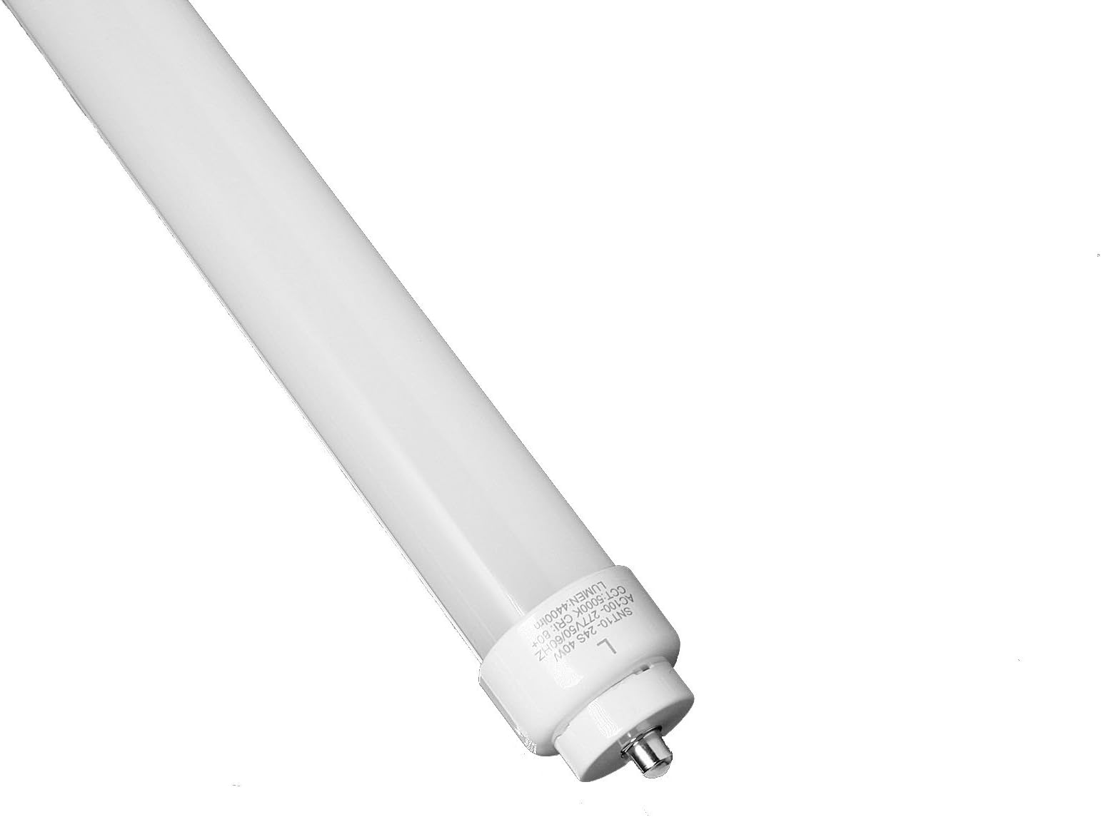 3NLED 8ft 40 Watt T10 LED Tube with ETL Approval Double-end Power 96w Fluorescent Tube Replacement 4000K Frosted