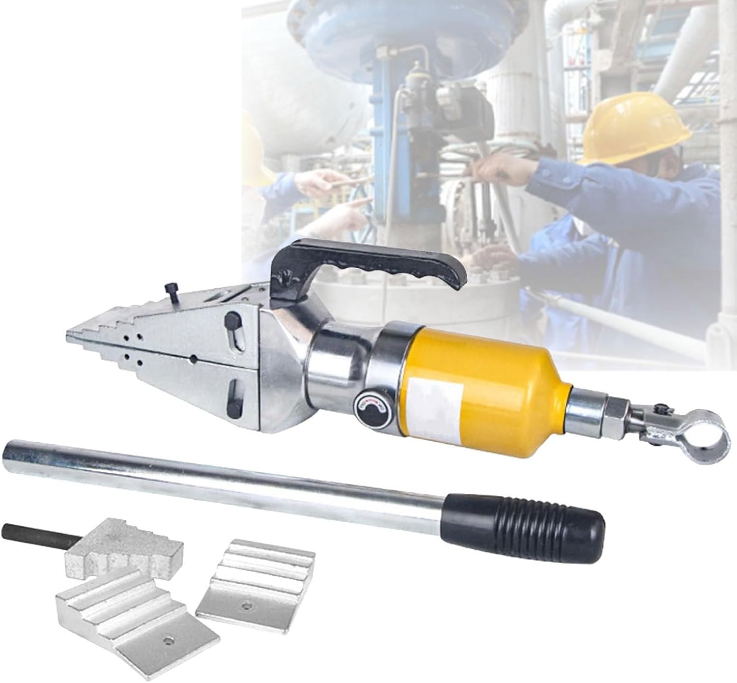 Ręczny hydrauliczny separator kołnierzowy, pojemność 10 ton, rozszerzenie 81 mm, grubość końcówki 6 mm do naprawy i konserwacji zaworów rurociągowych