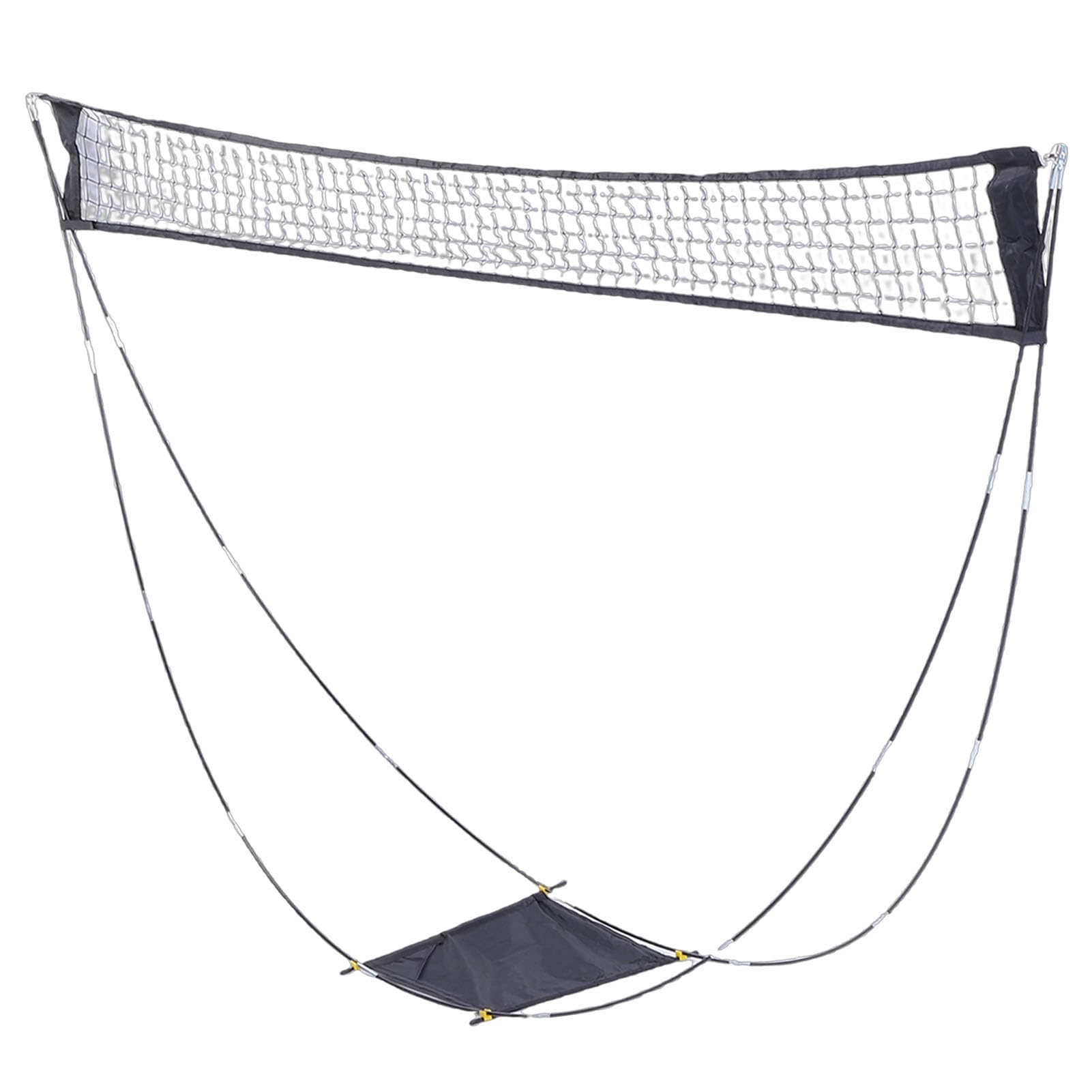 Generic Red de Entrenamiento de Bádminton Deportivo, Soporte Fuerte, Fácil Montaje para Uso Recreativo y Competitivo, Hierro de Poliéster Resistente a Desgarros