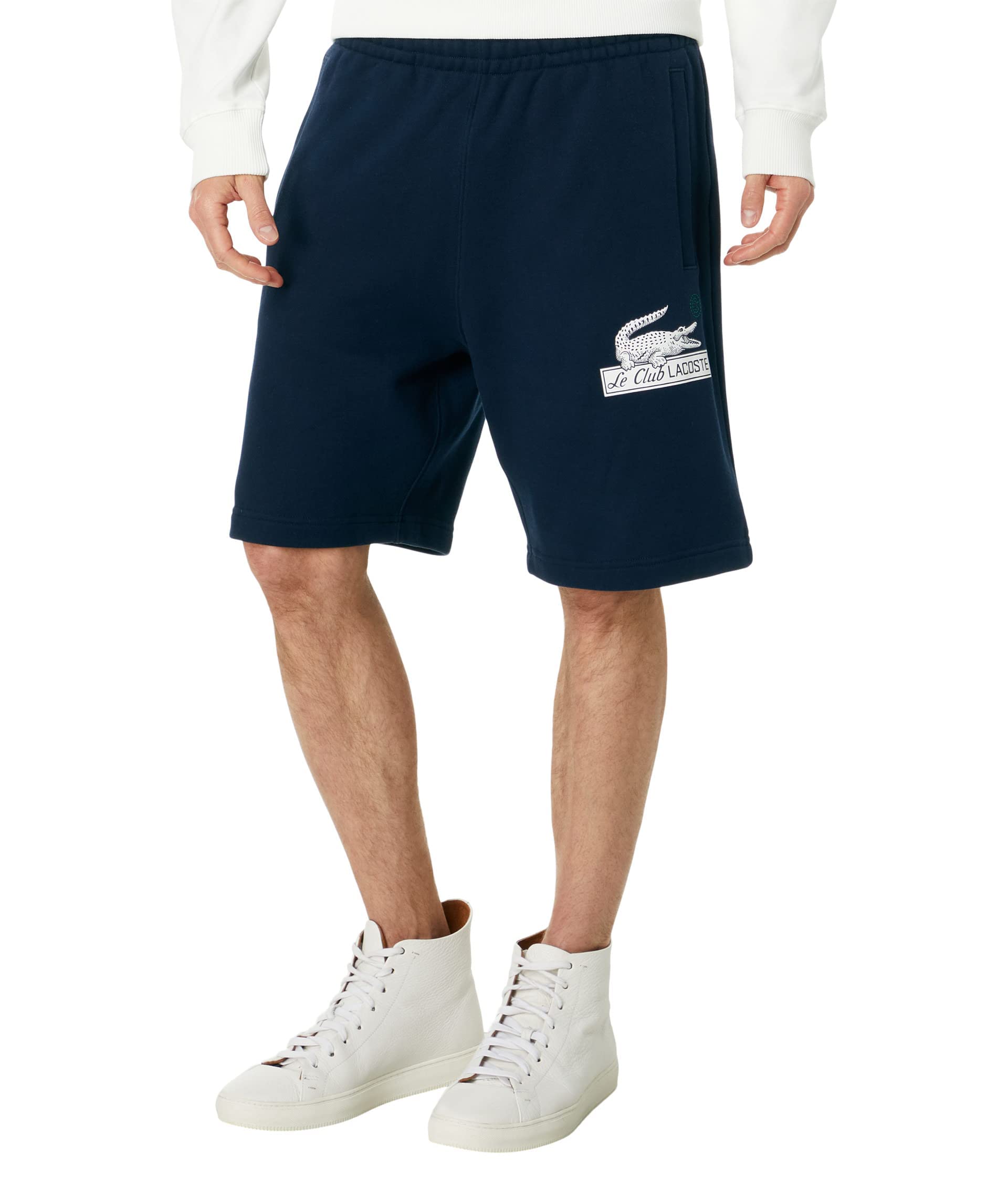 

                                                    Lacoste Men's Unbrushed Organic Cotton Fleece Shor