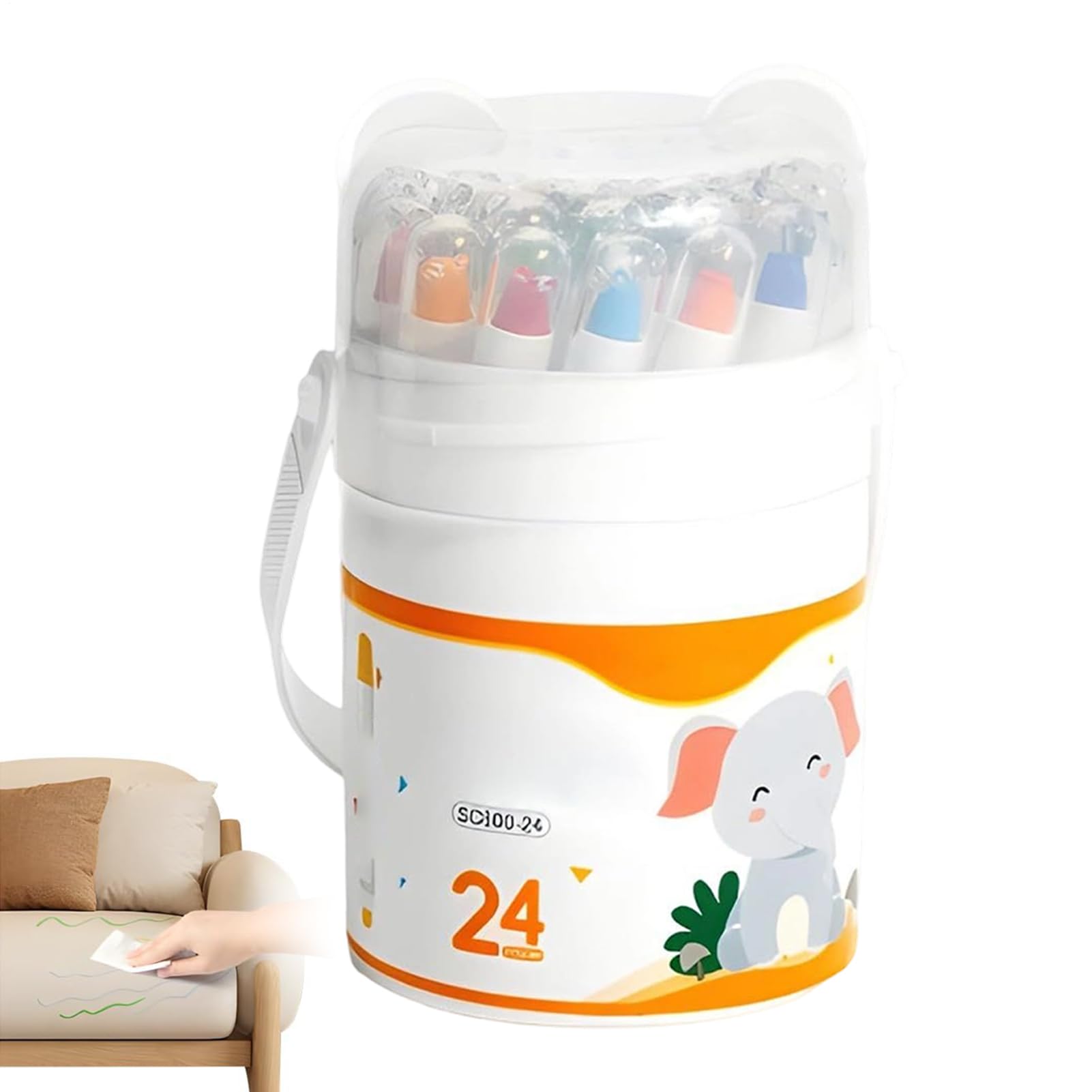 Lápices de colores lavables para dibujo infantil y material escolar 8