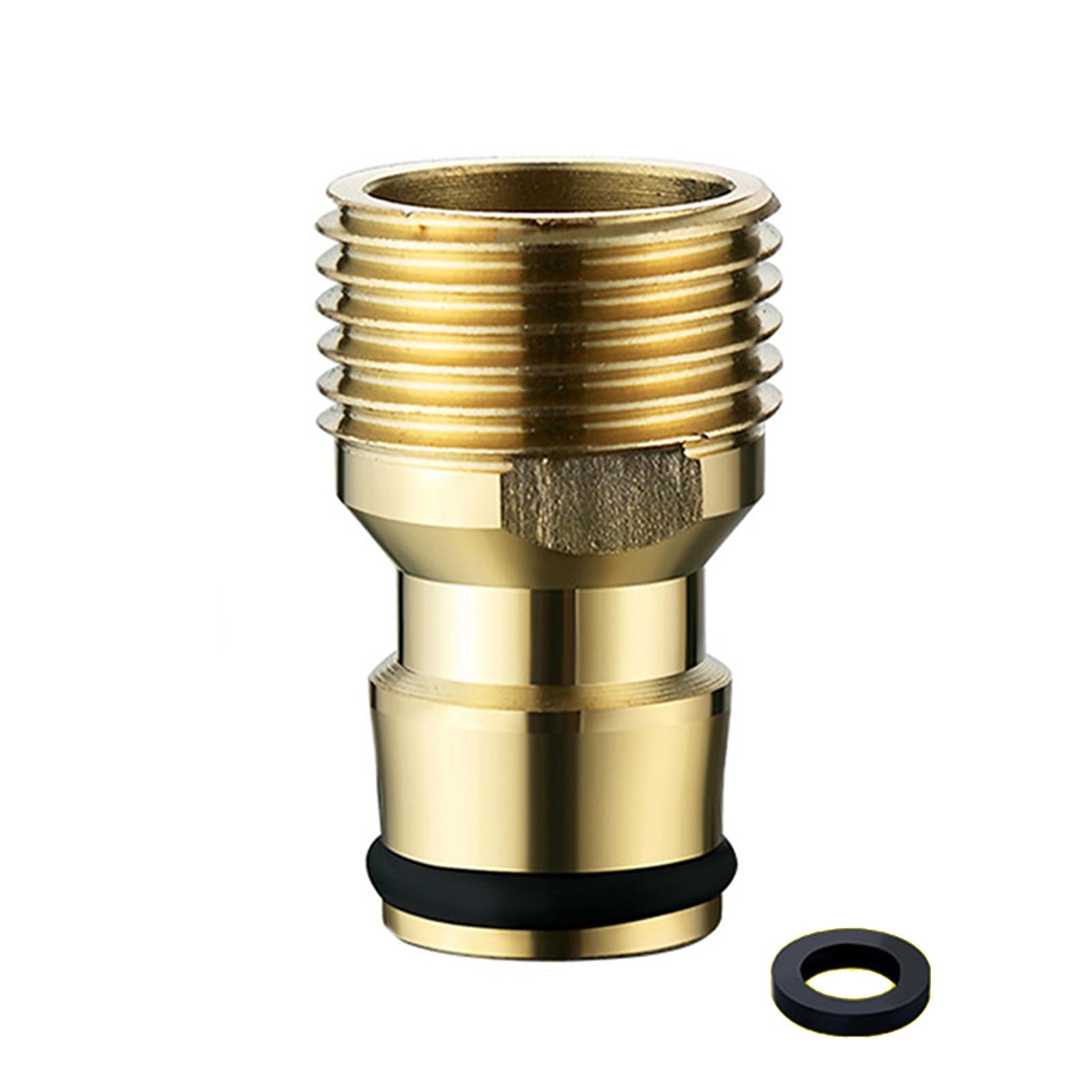 Xuqizzpp B2 Multipurpose Brass Materials Faucet Hose Adapters For Multiple Threaded Taps Easy Installation Designs Daily Use Brass Adapter