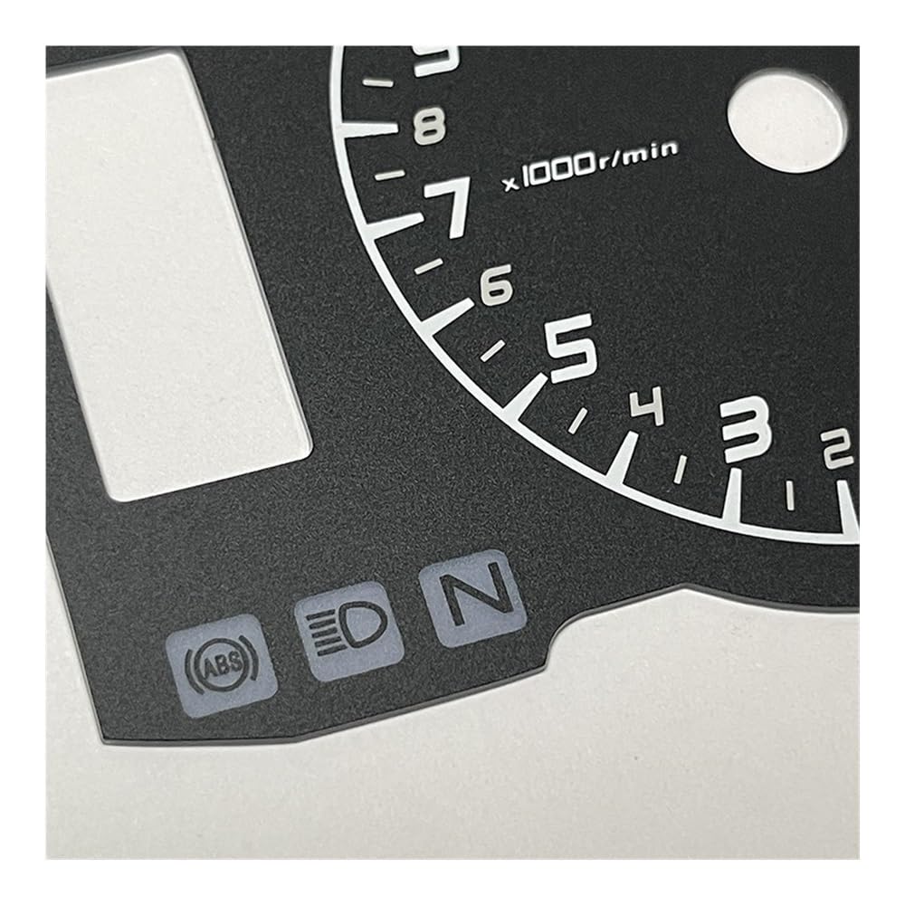 Moto Meter Adesivo Disco Tachimetro Contagiri Contachilometri Strumento Contagiri Carta per CBR 600 RR 2012-2018 Contachilometri