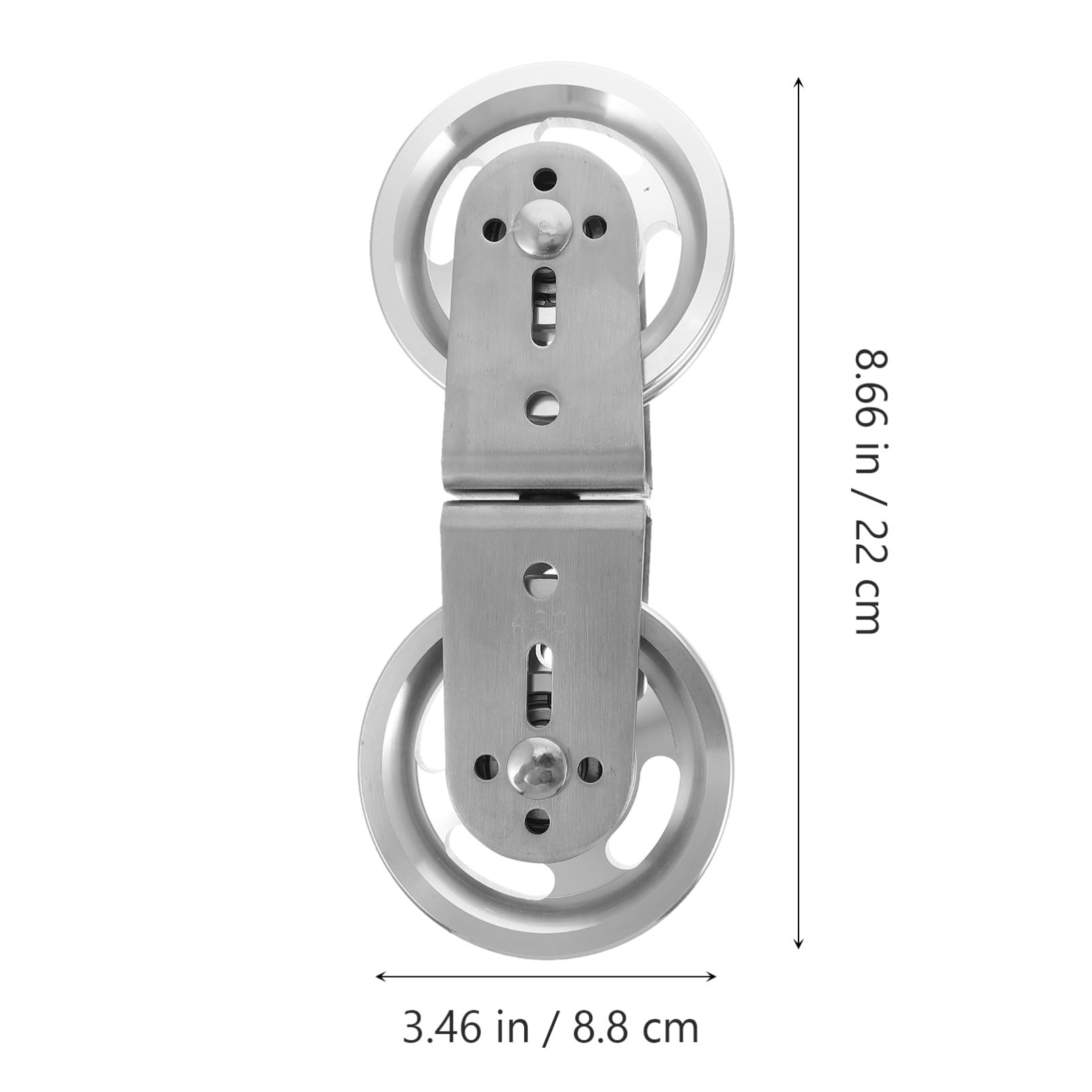 SOLUSTRE Umlenkrolle aus Edelstahl für Fitnessgeräte Geräuscharm als Ersatzrolle Leicht zu Montieren für Home Gym und Kabelzug Training