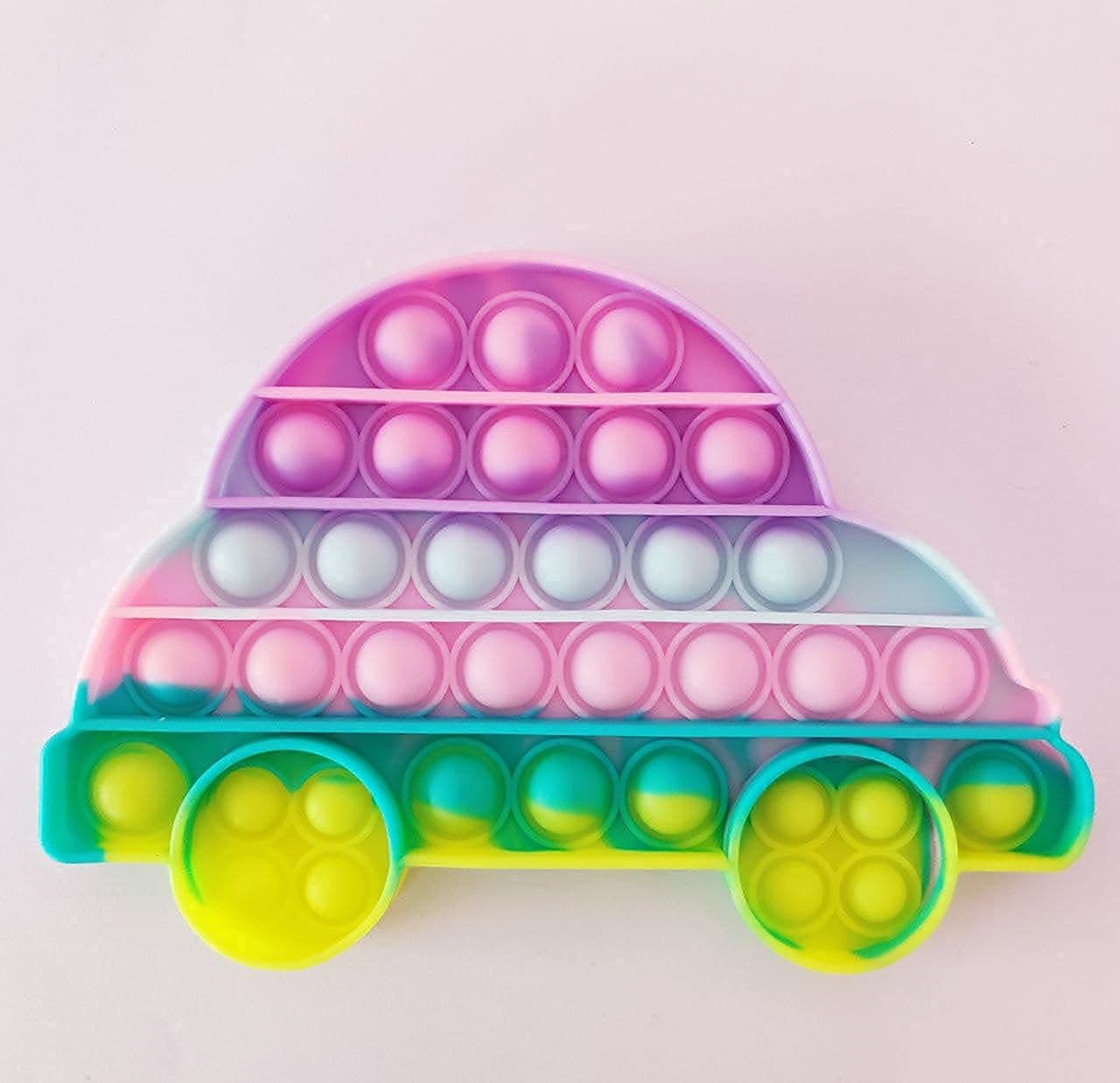 Chitranshi Medium Size Car Pop it, Stress Relief Toys and Anti-Anxiety Sensory Bubble Toys Set for Autism to Relieve Stress & Great Gift for Kids and Adult (Car Shape) (B09XJ32MN7) Amazon Price History, Amazon Price Tracker