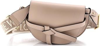 Pre-Loved Gate Dual Shoulder Bag Leather Mini, Neutral