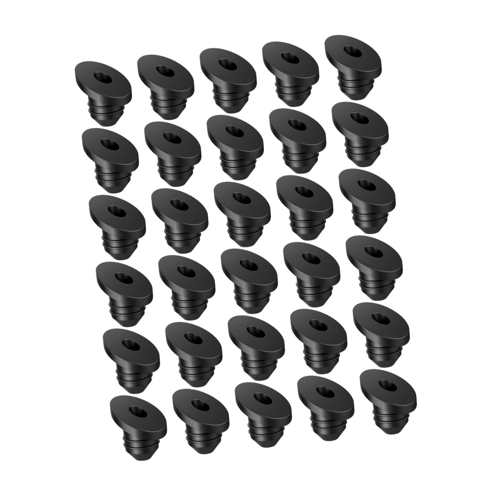 perfk Rondelles biseautées d'angle 30x45 degrés pour câbles de 1/8 "5/32" 3/16 ", faciles à installer pour les poteaux métalliques, manchons de protection,