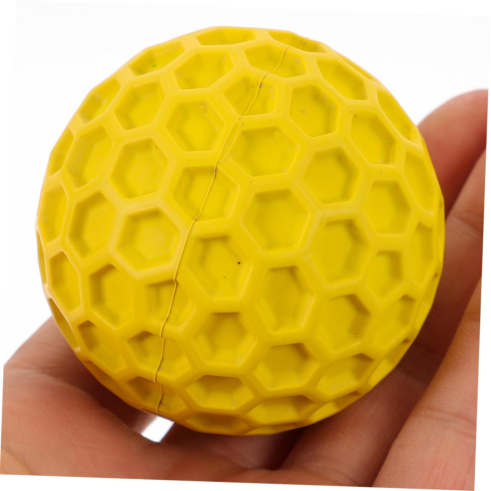 Angoily 5pezzi Palla Interattiva Squeaky Per Cani Piccoli Giocattolo Gomma Per Addestramento e Pulizia Denti Resistente e Sicuro Colore Random