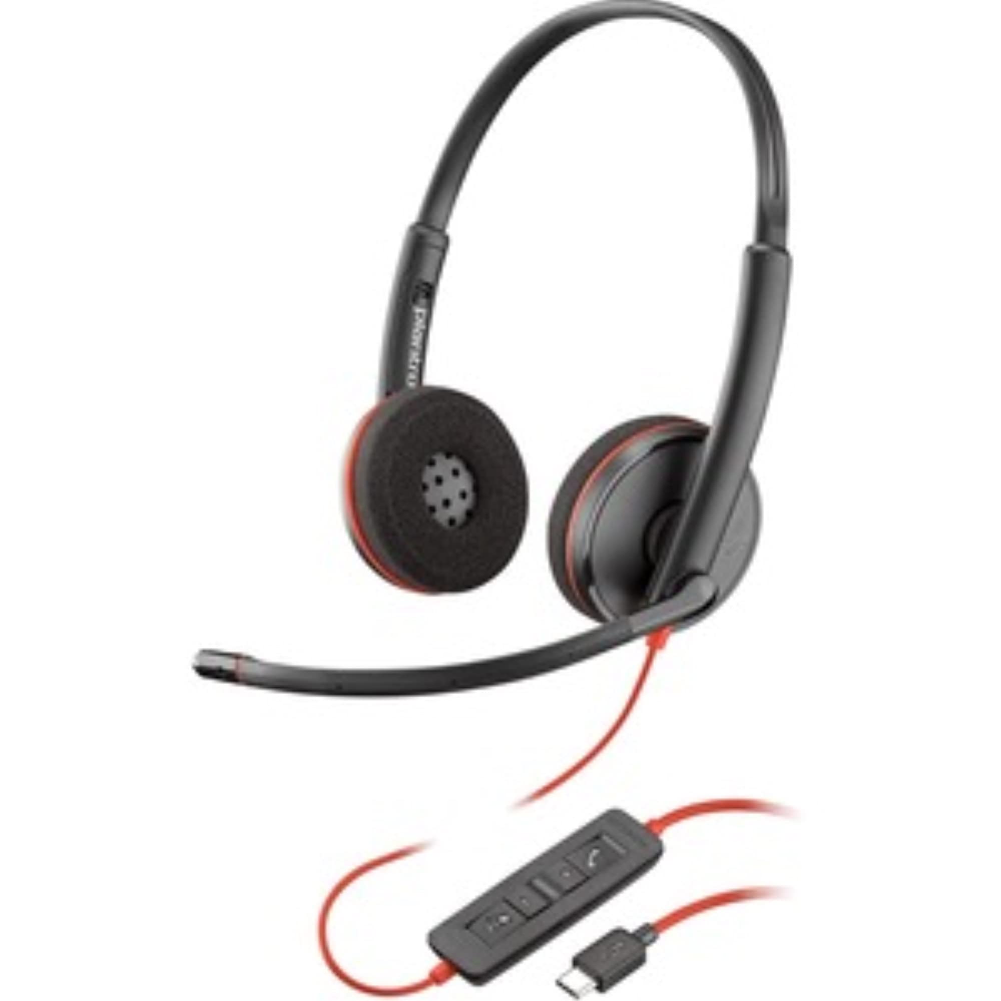 Plantronics Poly by Plantronics - Blackwire 3220 USB-C Wired Headphones On Ear Headset - Dual Ear (Stereo) with Boom Mic - Connect to PC/Mac Via USB-C. Works with Teams, Zoom and More (209749-22)-image-14