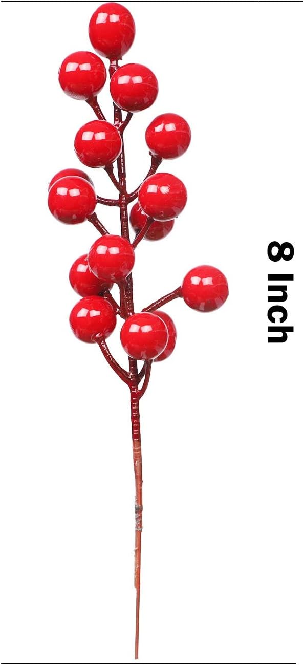 6FT Norfolk Pine Garland&Red Berries Set