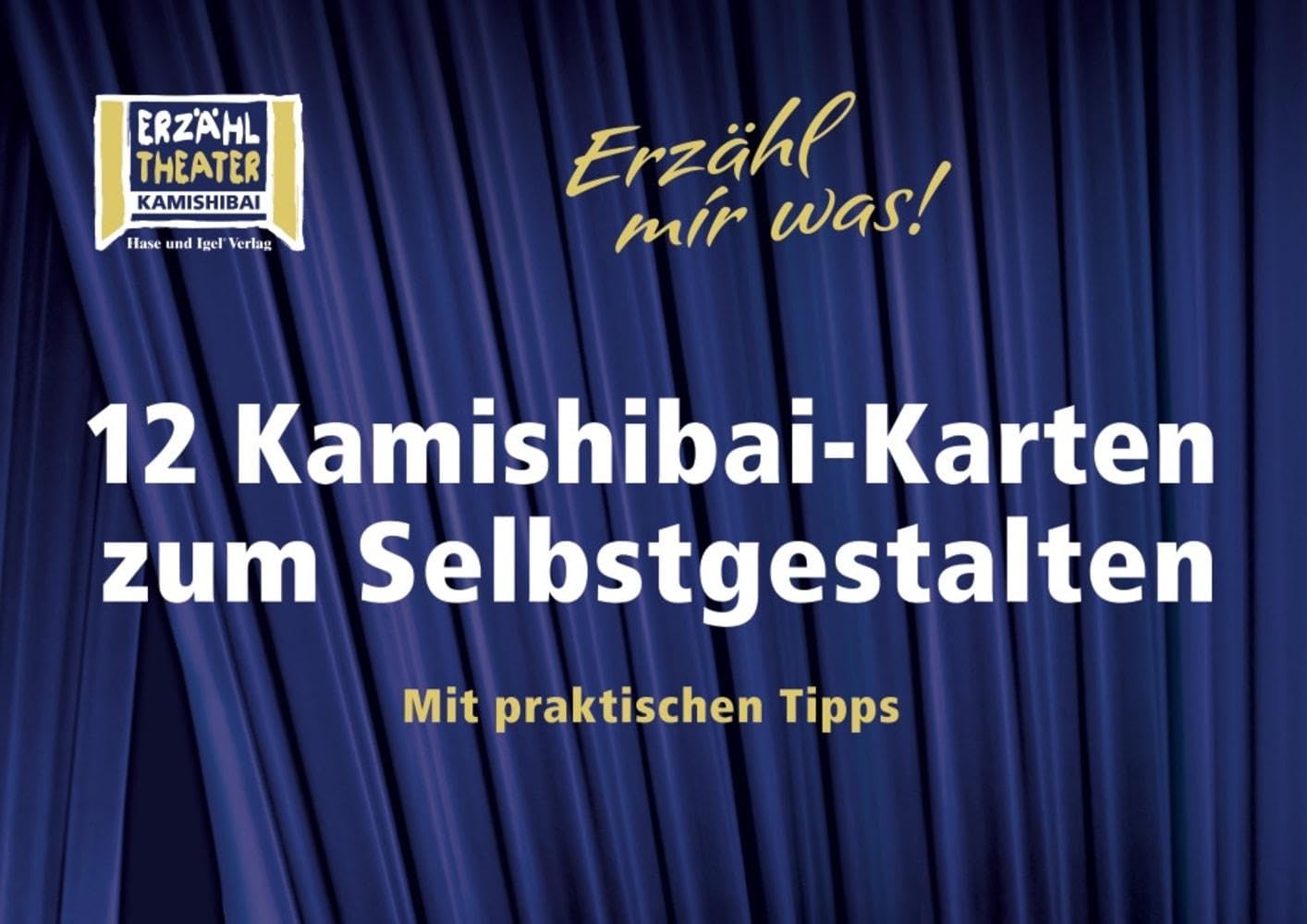 Kamishibai-Karten zum Selbstgestalten – 12 Blankokarten DIN A3 im Kartonschuber