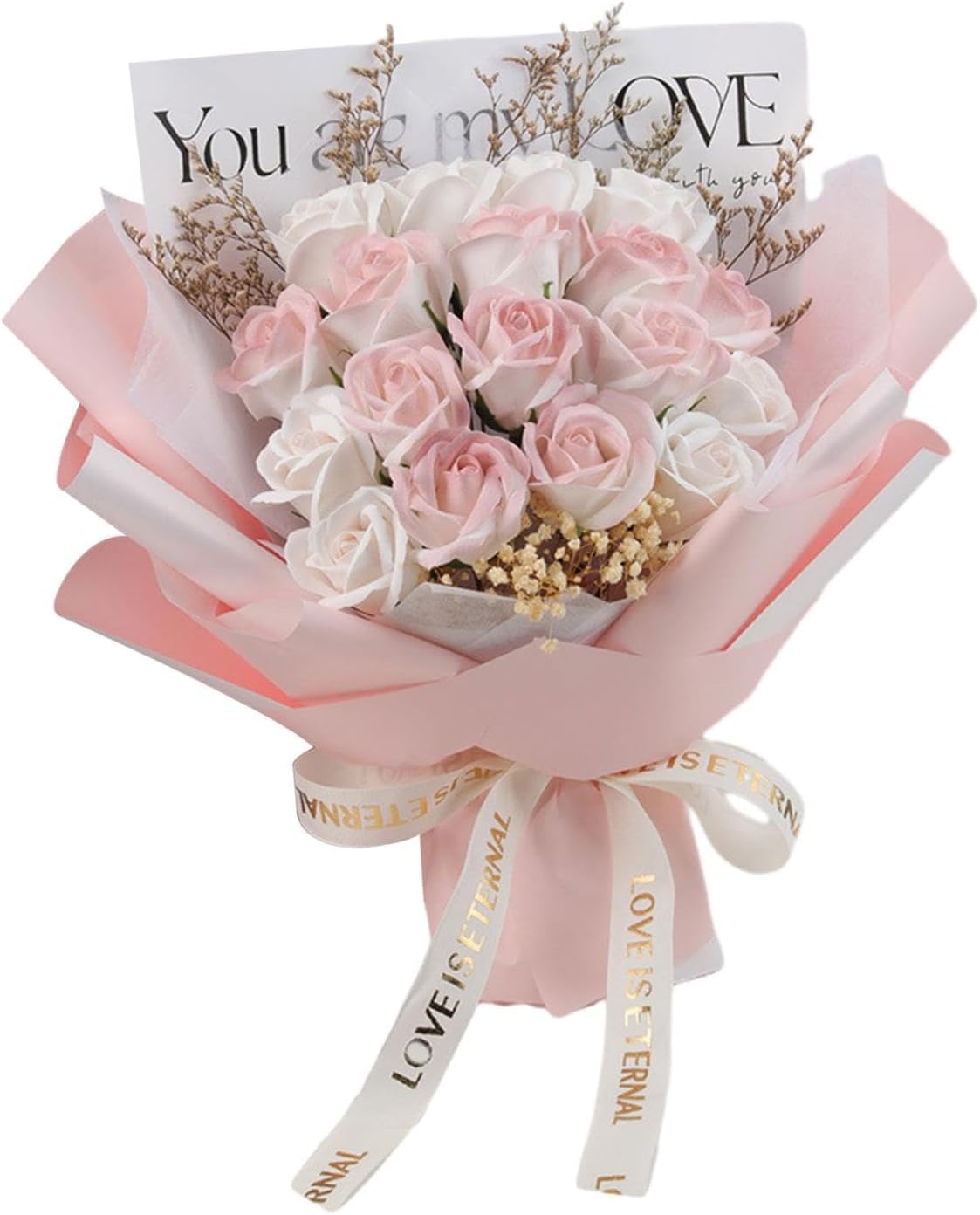 Amazon.com: koTTIYA Artificial Flower Bouquet Valentines Day Soap