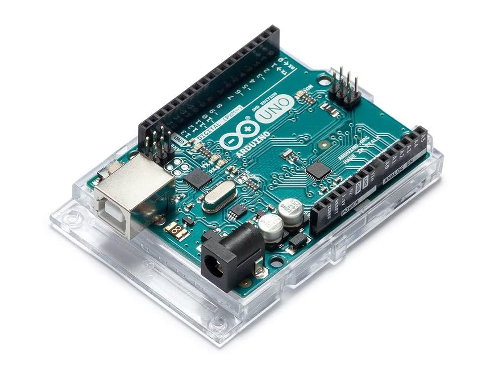 Arduino Uno Rev3 SMD [A000073] - Carte de développement avec microcontrôleur ATmega328P, version SMD, idéale pour projets électroniques, robotique, automatisation et applications DIY avec Arduino IDE.