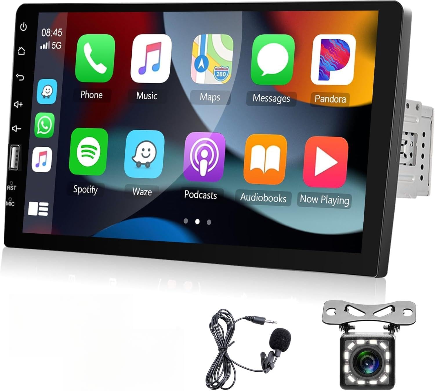 Amazon.com: Hodozzy Single Din Car Stereo with CarPlay & Android