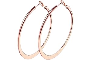 Exquisite Copper Hoop Earrings: Radiate Elegance and Shine