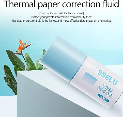 Miniatura 7 de Líquido de protección de datos de papel térmico: líquido de cobertura de información de privacidad, barra de pegamento de aplicación portátil, barra
