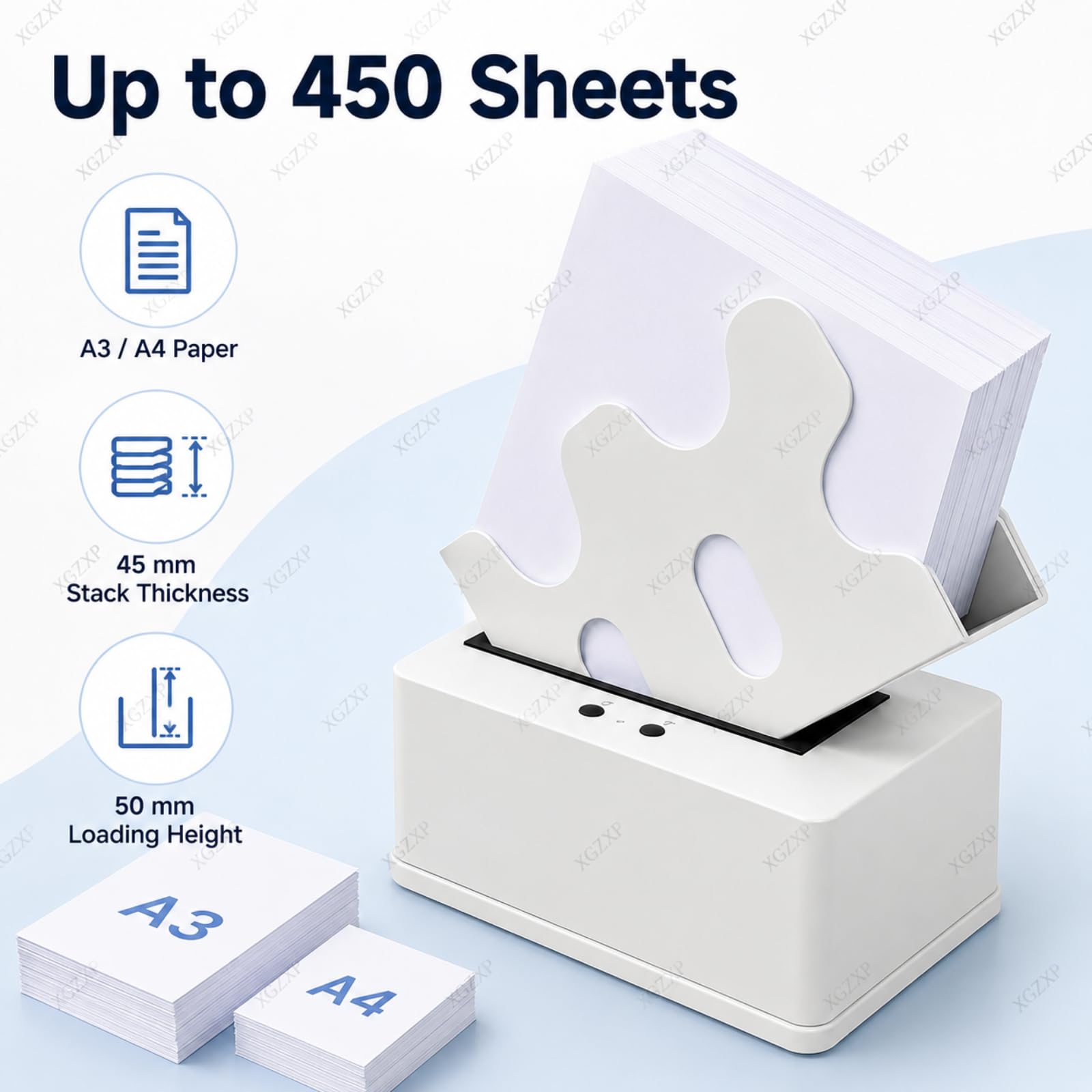 Macchina Allineatrice Antistatica, Alimentatore Automatico di Carta, Compatibile con Risme di Carta A4/a3, Fino A 450 Fogli, Ideale per Archivi, Ospedali, Banche E Aziende