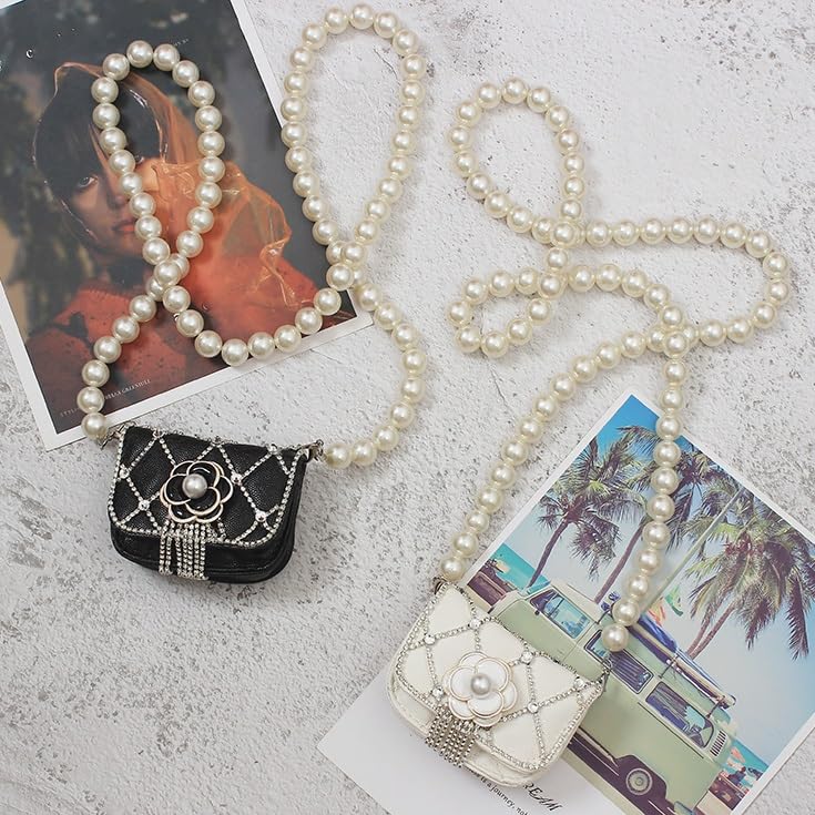 Spice Pearl Chain French design high-grade sense crossbody3