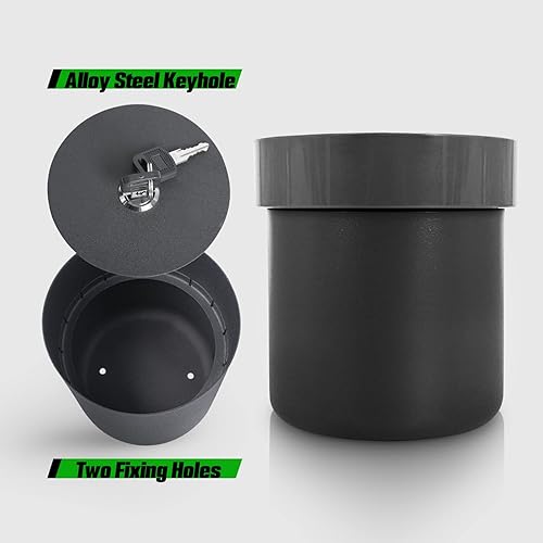 Miniatura 4 de ISLANDSAFE Caja de seguridad de distracción, caja de seguridad secreta para llave oculta, soporte para llaves de maceta para exteriores, jardín,