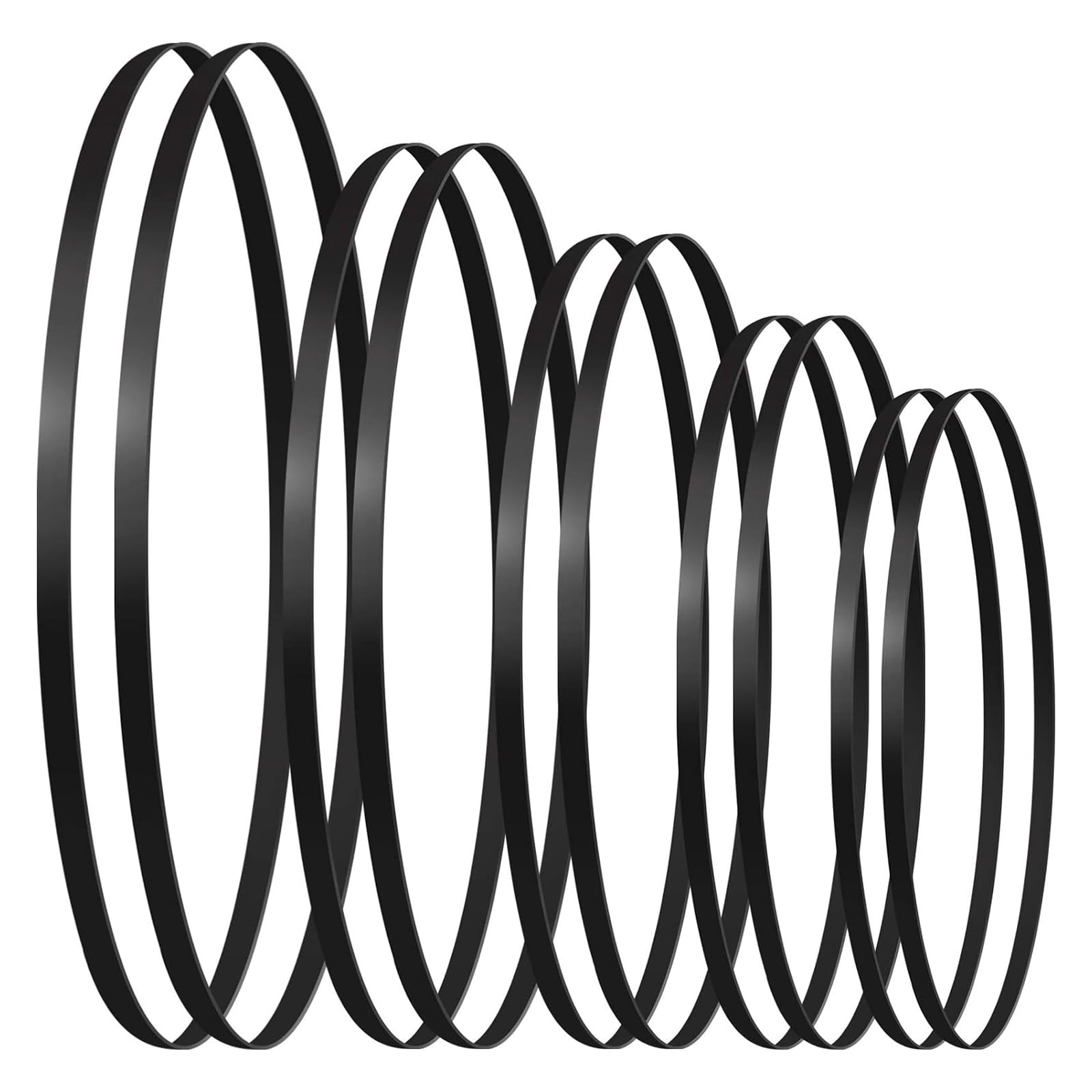 MARCBUSE 10Pcs Turntable Drives Belt Multifuntional Rubber Replacement Belt Turntables Turntable Maintenance Set For Player Record Player Drive Belts