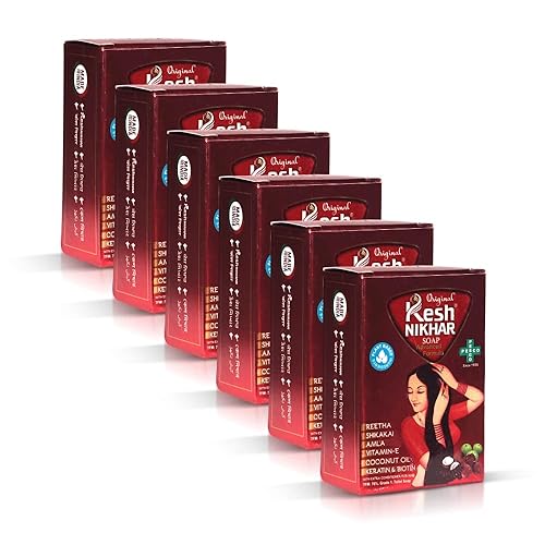Kesh Nikhar - Jabón de fórmula avanzada, barra de champú sólido, jabón natural para el cuidado y limpieza del cabello, Amla, Reetha, Shikakai para
