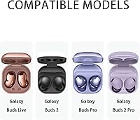 Vista 7 de Funda transparente para auriculares con foto personalizada para Samsung Galaxy Buds 2 Pro, regalos para ella, diseña tu propio nombre, 2