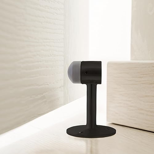 Vista 36 de Design House 189290-SN - Protector de pared para puerta con punta de goma, tapón de puerta de aluminio de níquel satinado, paquete de 2