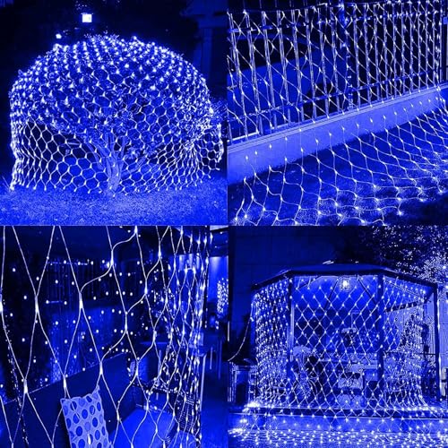Joomer 12ft X 5ft 360 LED Christmas Net Lights, 8 Modes