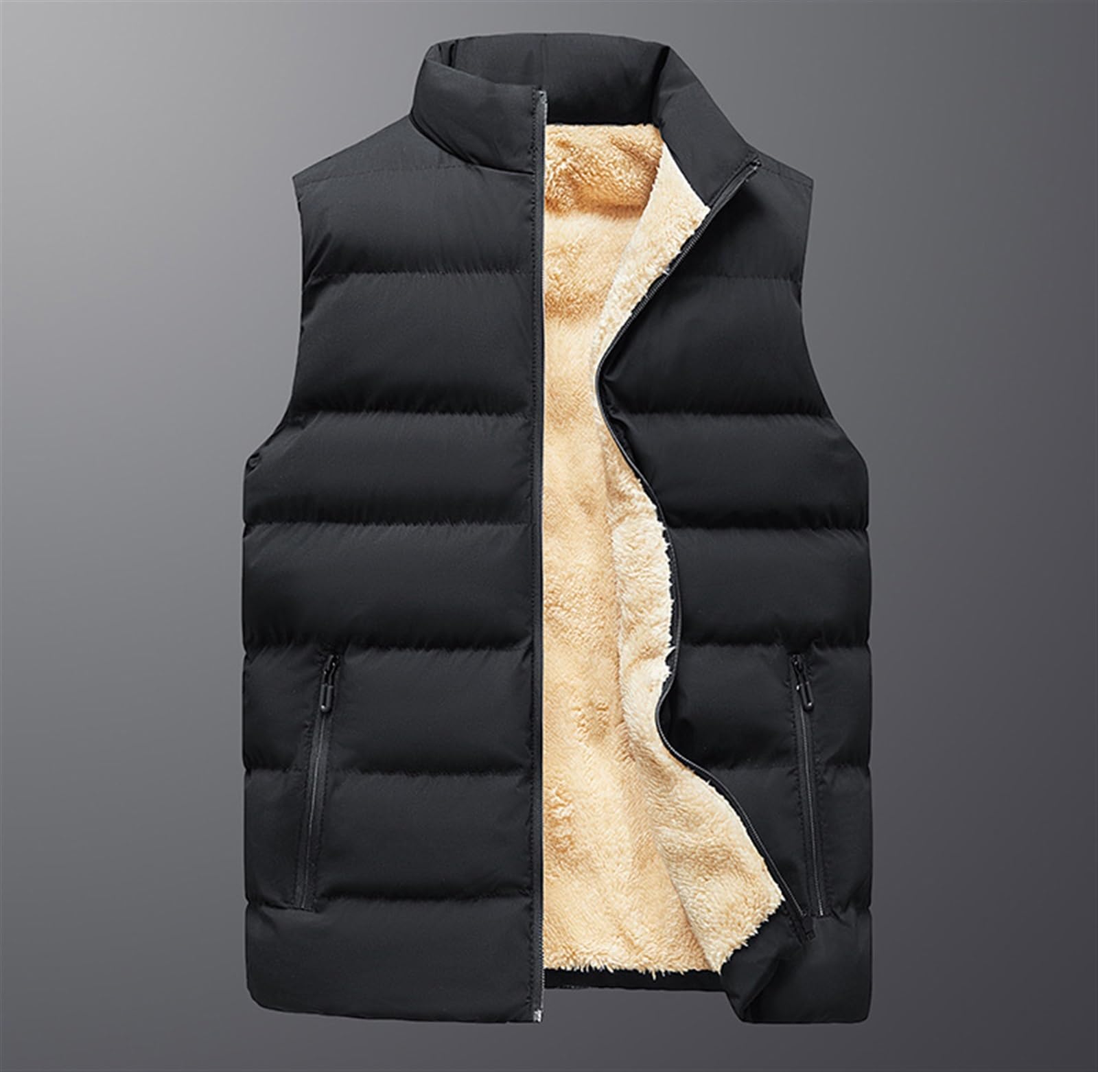 Ciepła Kamizelka Outdoorowa Zimowa Ocieplana Kamizelka Pikowana Lekka Odzież Wierzchnia Ciepłe Kurtki Bez Rękawów Bodywarmer