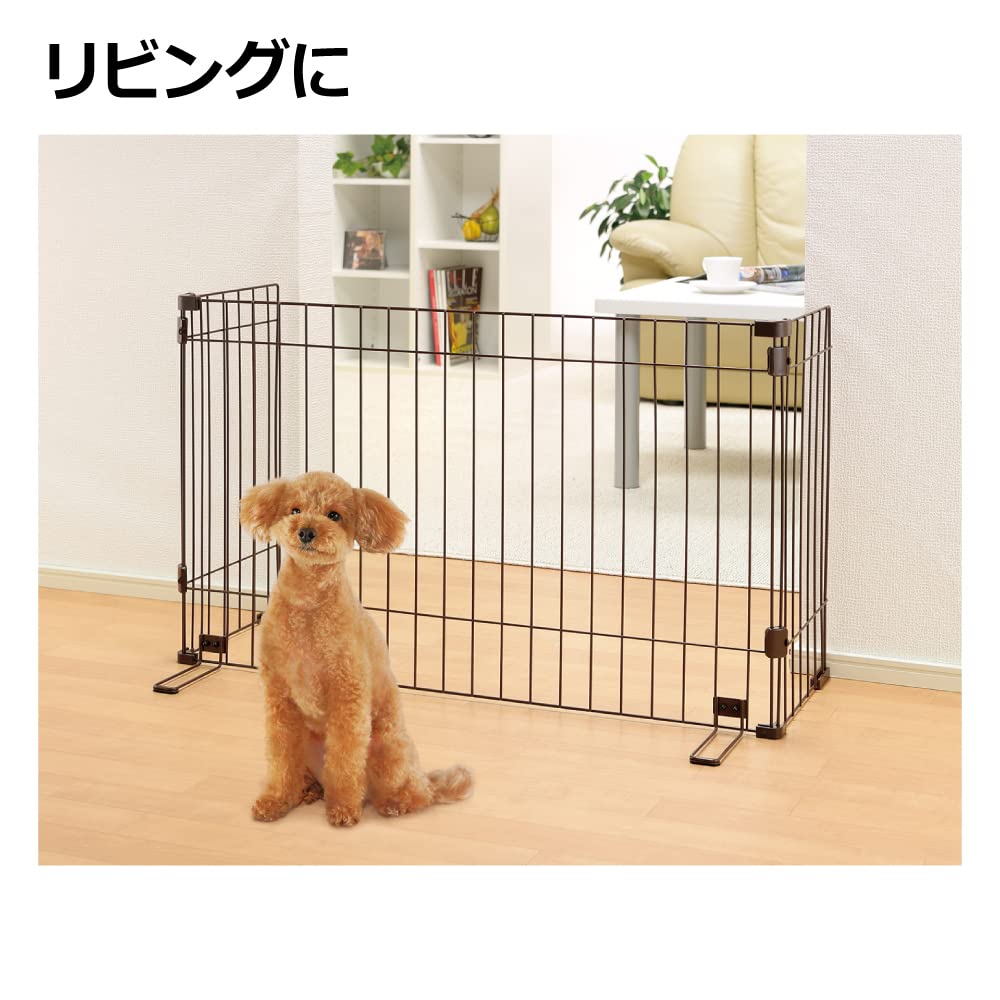 Amazon | ゲートにできるペットサークル 90―60 BR | リッチェル