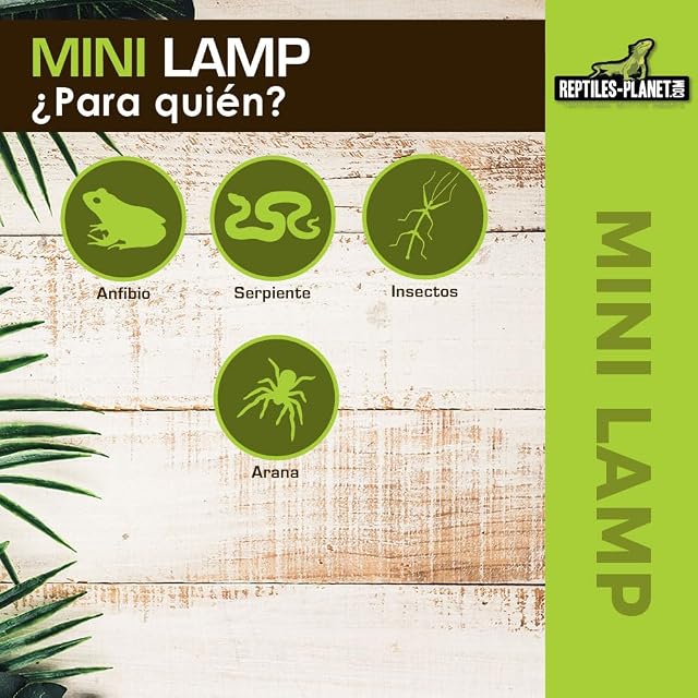 Foto 4 de 6 de Reptiles-Planet Mini Lámpara para Serpiente o Anfibio, Blau