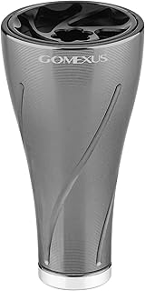 ゴメクサス A20P リールハンドルノブ ダイワ (Daiwa) タイプ S シマノ (Shimano) タイプ A ソアレ レグザ レガリス ハンドル 交換用 アルミ合金 20mm ノブ スピニングリールとベイトリール対応 バス メバリング アジング ライトゲーム 軽量