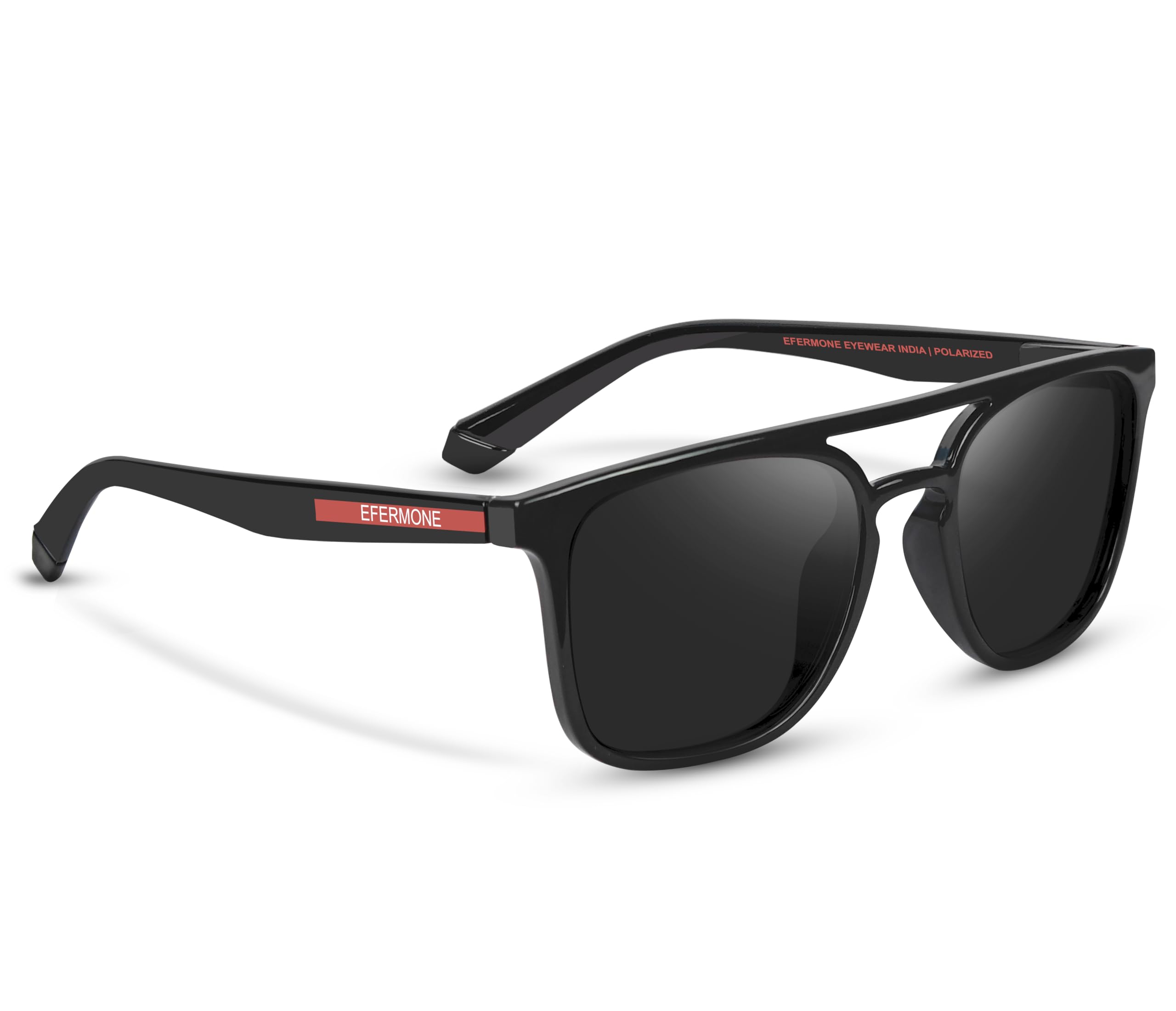 efermone Pilot Sunglasses for Men stylish with Polarized Lens | 100% UV400nm Sun Protection | With Lens Cleaning Kit | Impact Resistant (Medium | for Men and Women)-picture-23
