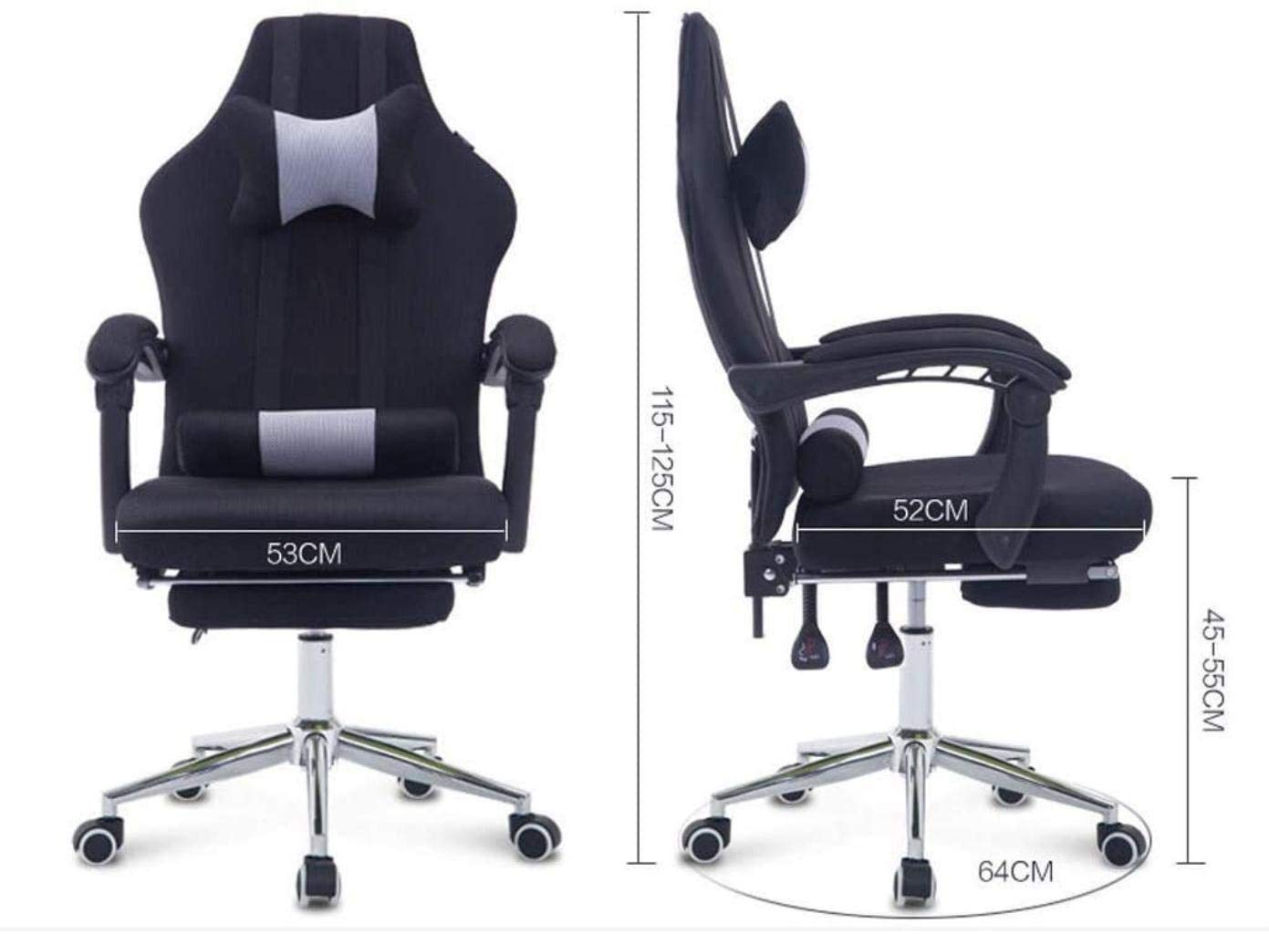 Krzesło biurowe, krzesło gamingowe, oddychające krzesło biurowe do sypialni, krzesło e-sportowe, krzesło komputerowe, ergonomiczne, obrotowe