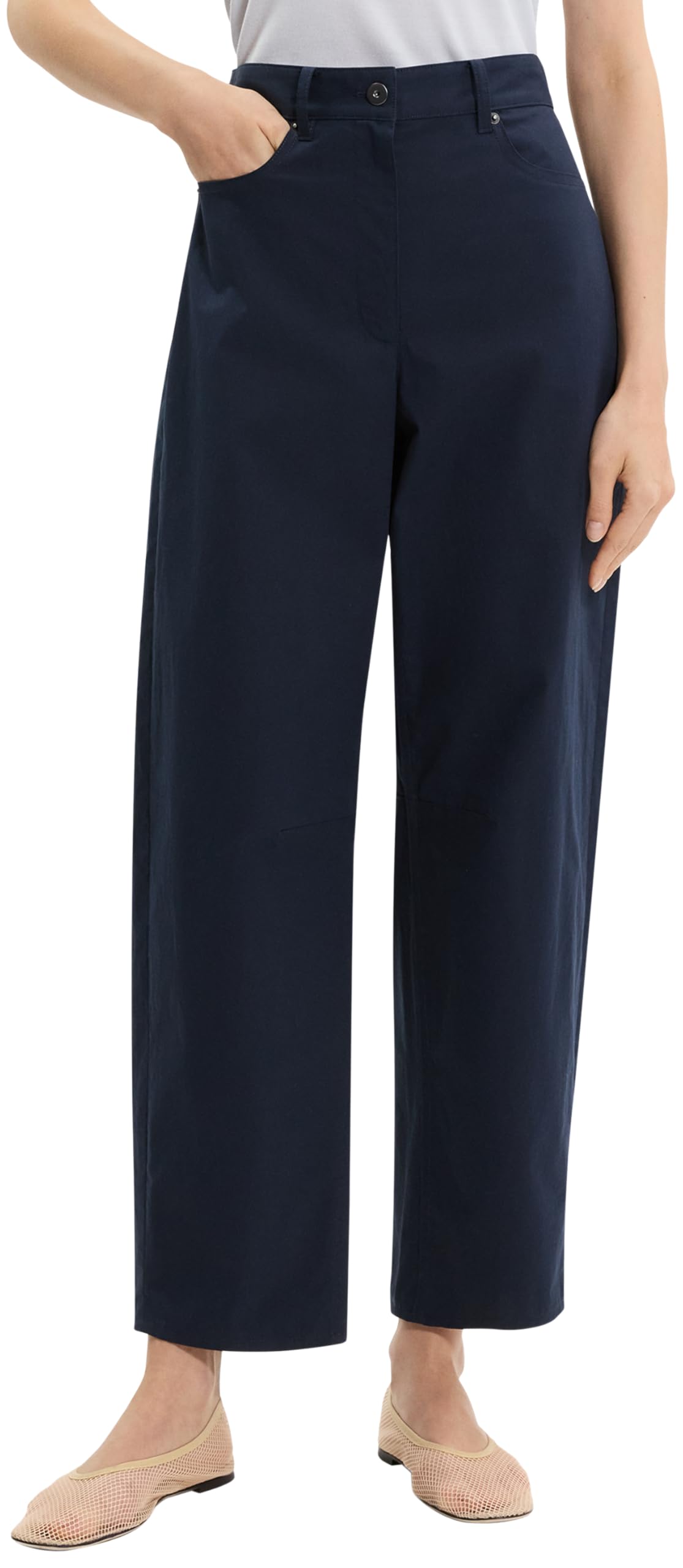 Theory Womens Drop Curve PNT T