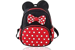 Cute Minnie Mouse Backpack for Toddler Girls