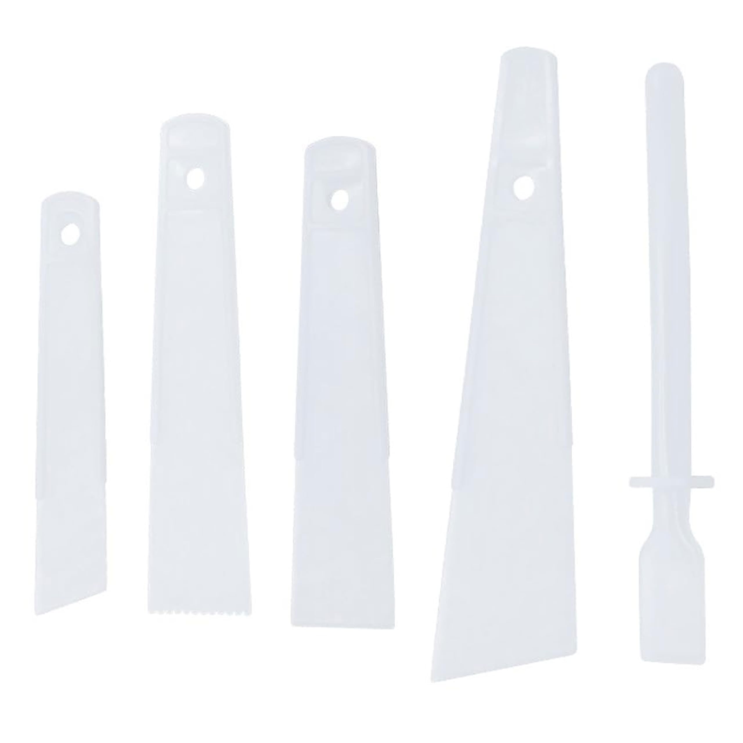 Professional Flexible Plastic Glue Spreader and Applicator Tool for Woodworking & Leather