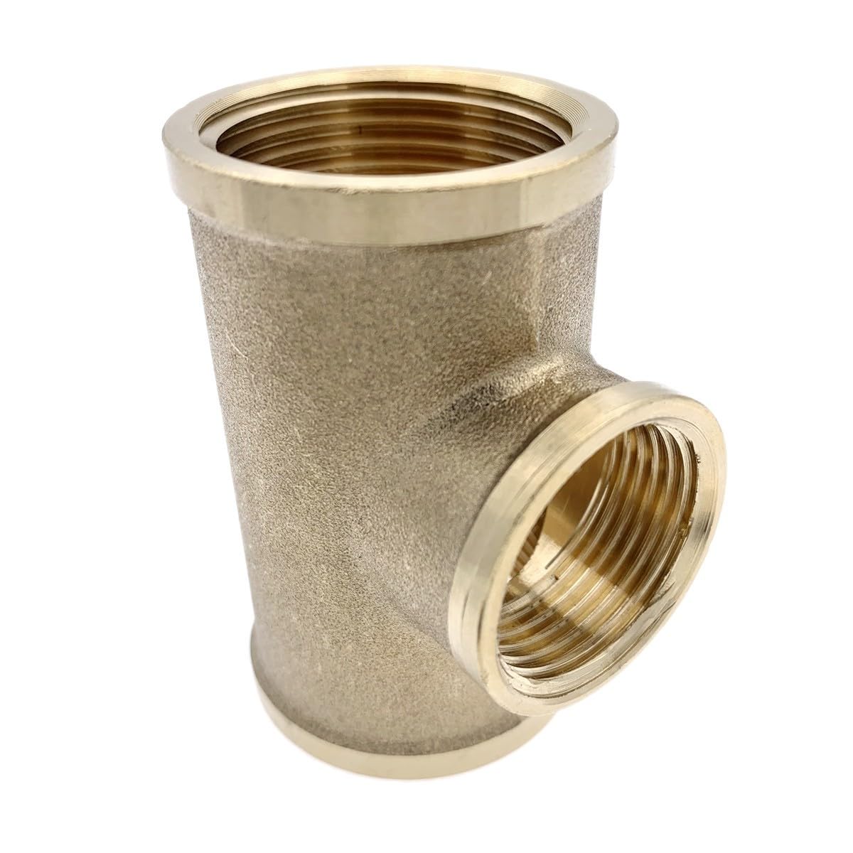Raccord Té réduit à visser femelle en laiton Ø 1" x 3/4" x 1" - lot de 10