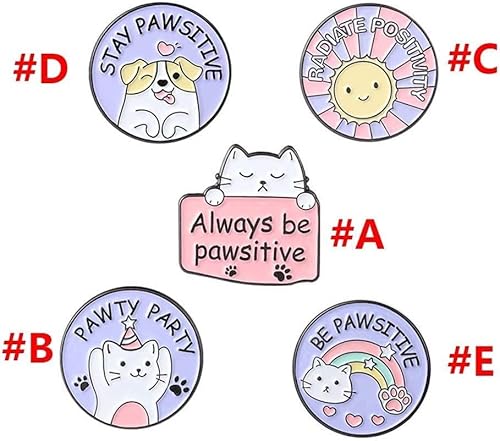 Broche de gato processado útil presente para crianças mochila lapela broche colar broche acessórios
