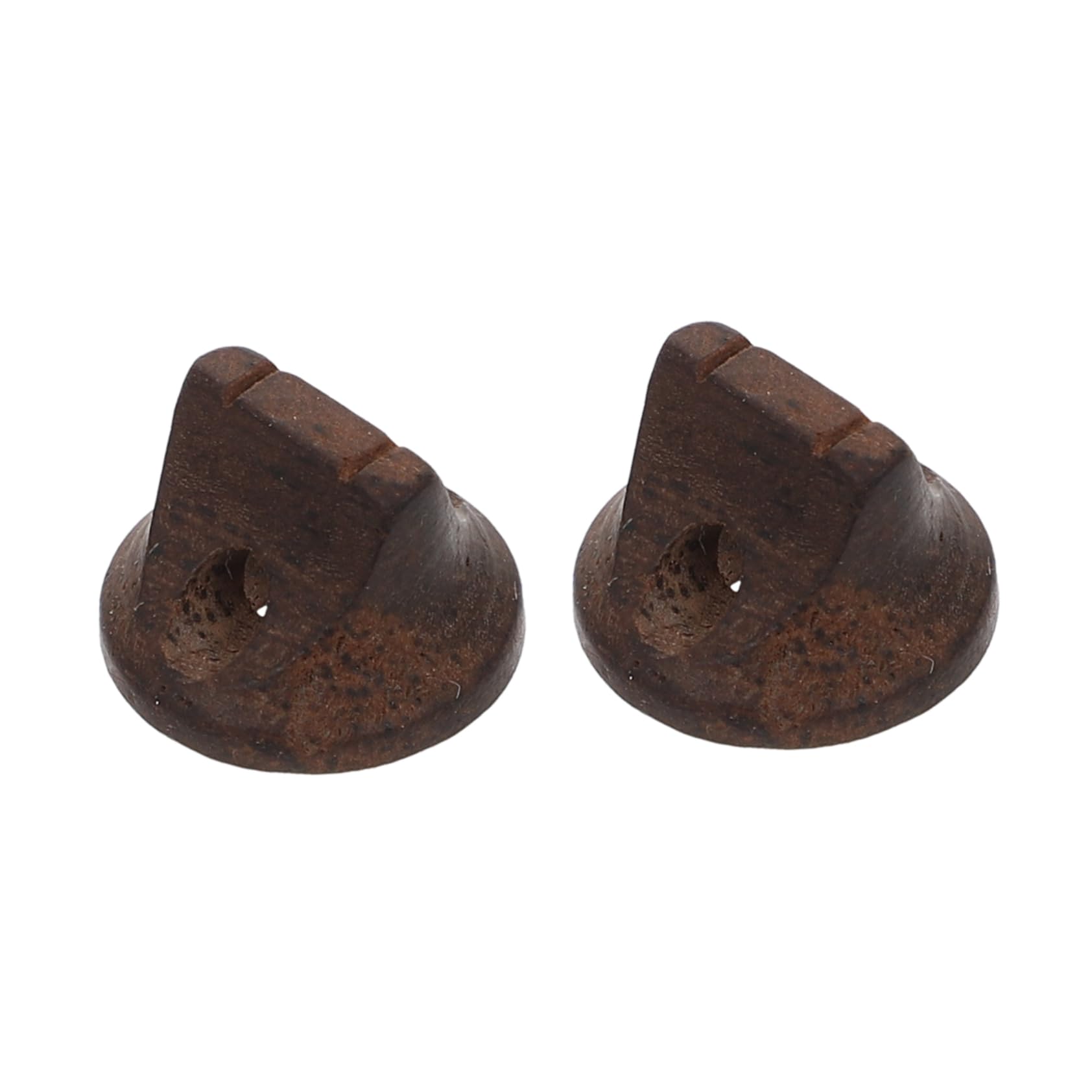 Toyvian 2pcs Ebony Erhu Bridge Accessories for Enhanced Sound Replacement Parts for Erhu Instrument and Design for Musicians