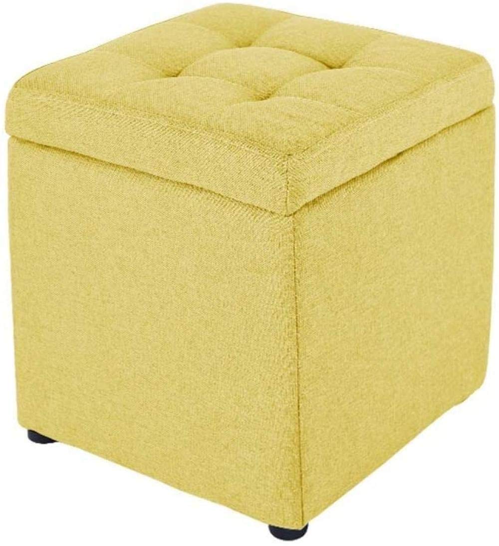 Coffre à jouets pliant et repose-pieds rigide avec assise rembourrée amovible