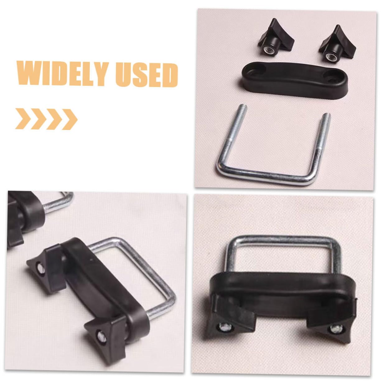 PACKOVE 2pcs Car Roof Cargo Carrier Clips Versatile Roof Rack Fixing Clips for Easy Installation Car Crossbars and Stylish Accessory