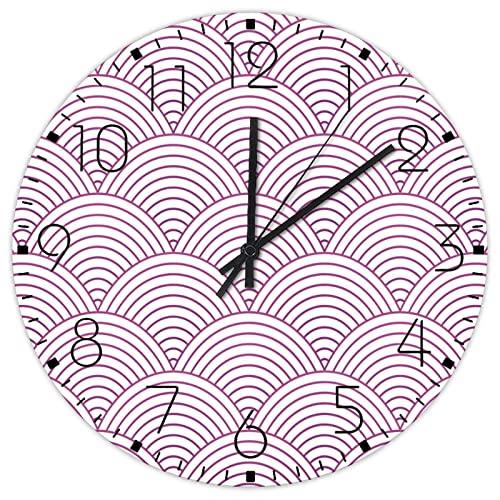 Horloge murale rétro ronde de 38 cm pour décorer un mur vide - 2