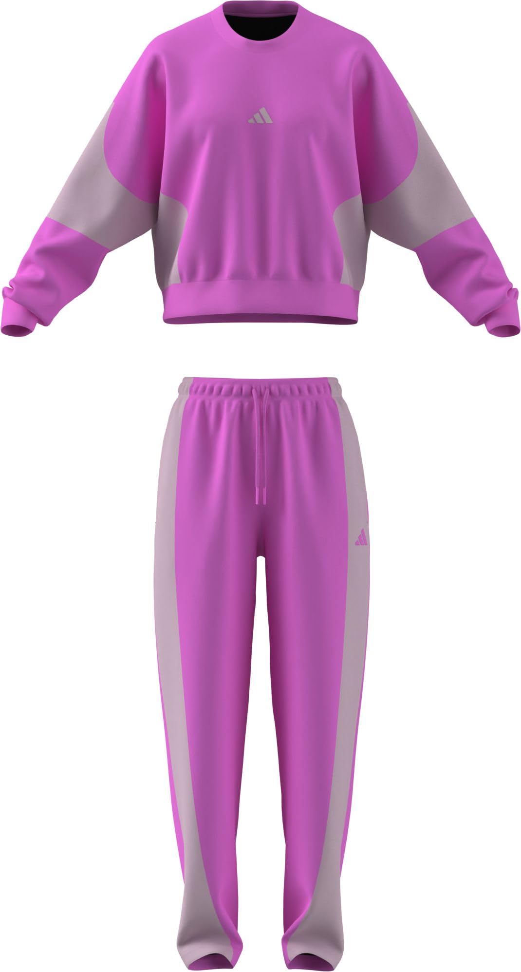 adidas Women's LAZIDAY TRACKSUIT, st tropic bloom/clear pink, XL