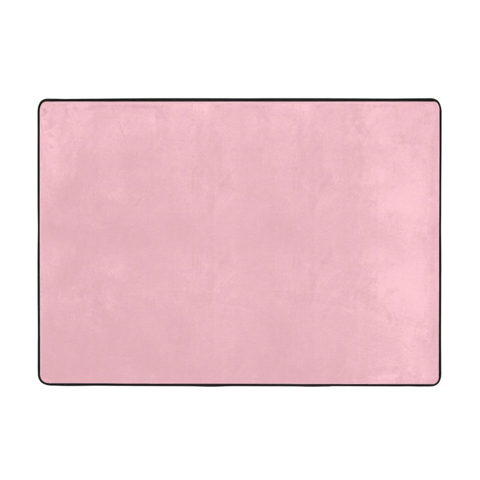 Tapis de bureau rose pour atténuer les bruits de chaise et décorer