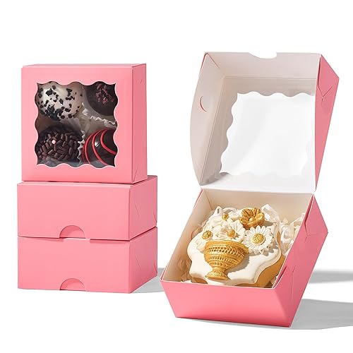 RomanticBaking 3 ¼" x 3 ¼" x 1 ½" 100PCS