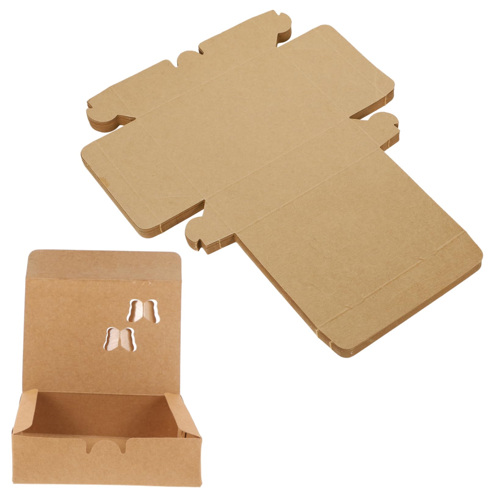 LAPYAPPE 25pcs Snack Packing Boxes for Home Shops Food Storage Boxes French Fries Wrapping Containers