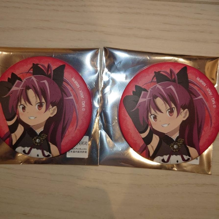魔法少女まどか☆マギカ まどマギ 缶バッジ 花  佐倉杏子 24個 魔法少女まどか☆マギカ まどマギ 缶バッジ 花 佐倉杏子 24個